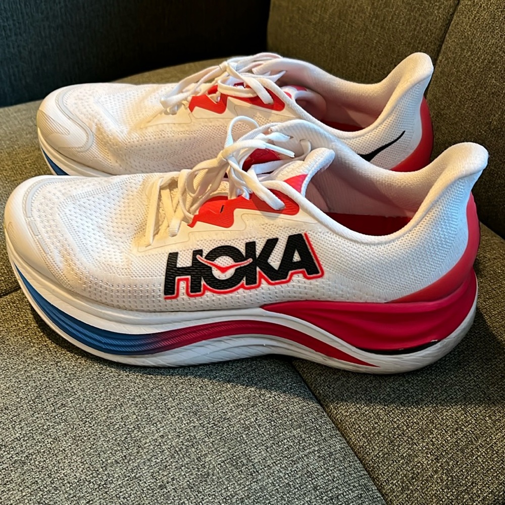 Hoka Skyward X. EUC. Only 2 runs on these.